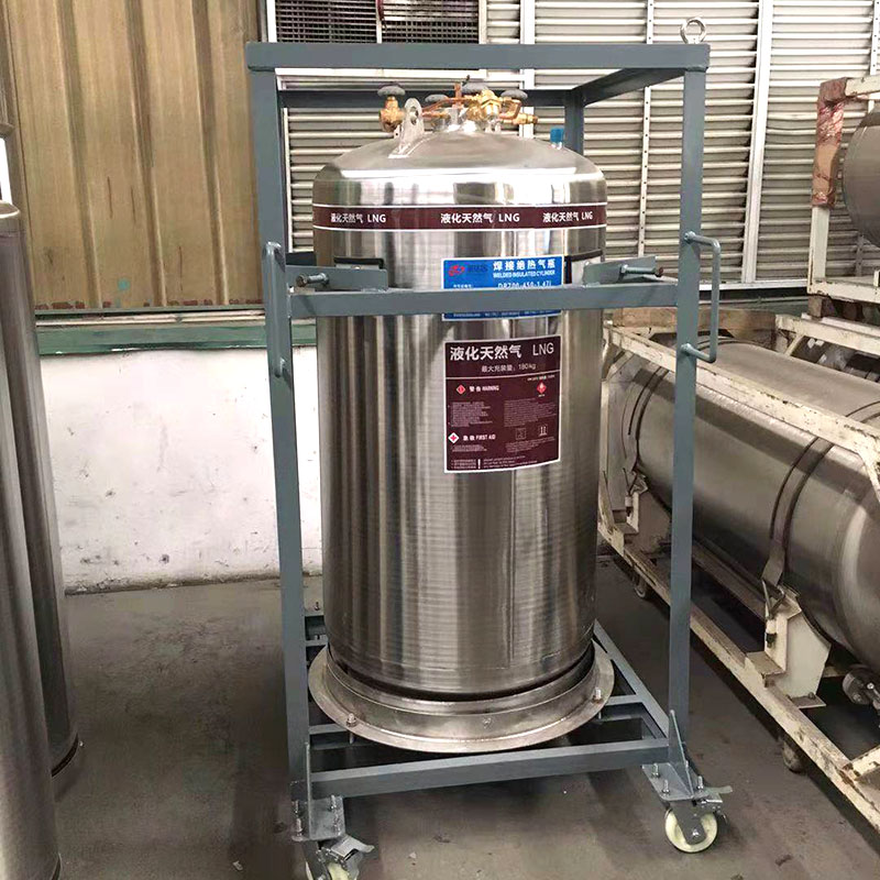 自增压液氧低温容器 100L 立式生物样本液氮罐 运输型储罐 华能低温