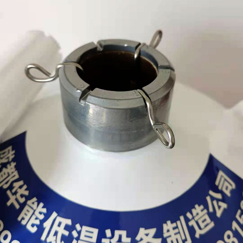 立式液氮生物容器 平底 铝合金畜牧贮存式15L储罐销售-华能低温