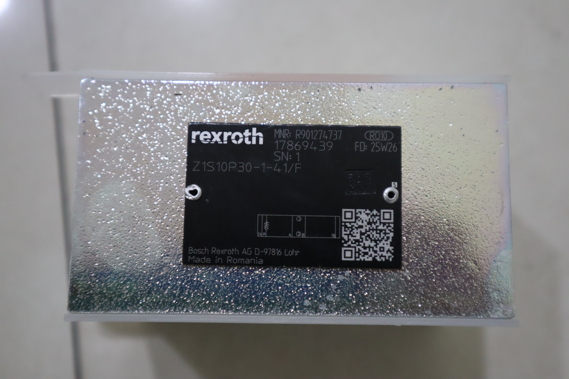 Z1S10P30-1-41/F R901274737 Z1S10P30-1-40/F力士乐REXROTH单向阀