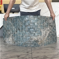 墙面装饰奢石 洞石马克思祖母绿1200*600mm 软瓷厂家