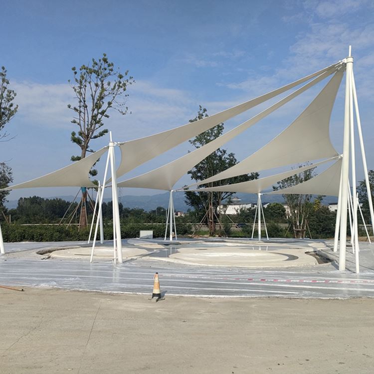 厚朴膜结构 供应 游乐场演出棚膜结构 自洁性好 经久耐用 不断裂