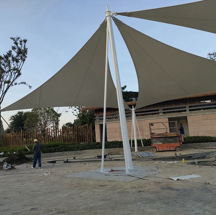 厚朴膜结构 出售 学校游乐场膜结构 简洁大方  承载力好 结构稳固