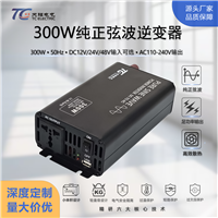 源头工厂300W车载逆变器DC12V24V转AC220V小型家用逆变电源