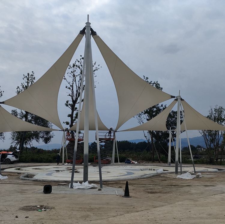 厚朴膜结构 供应 游乐场膜结构 遮日挡雨 隔热保温性能好