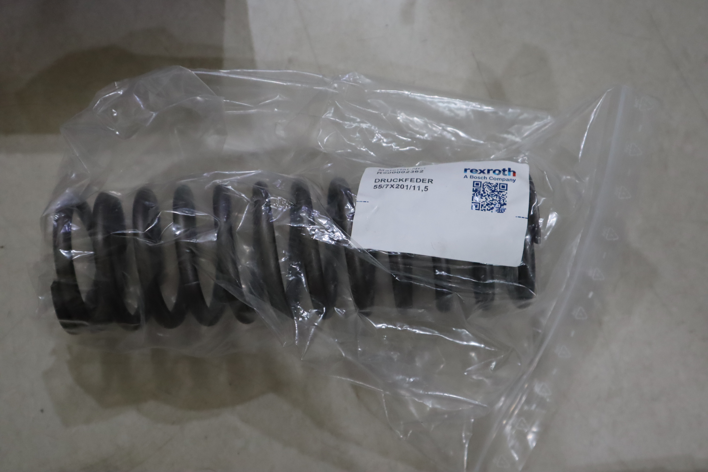 R900002362 DRUCKFEDER 55/7X201/11,5 德国力士乐REXROTH配件