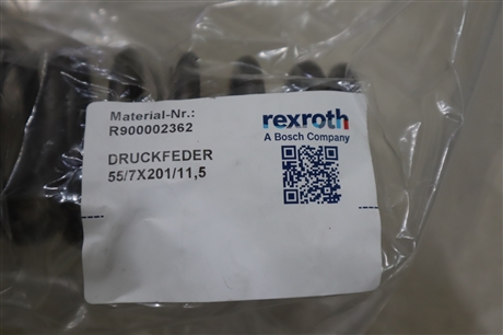 R900002362 DRUCKFEDER 55/7X201/11,5 德国力士乐REXROTH配件