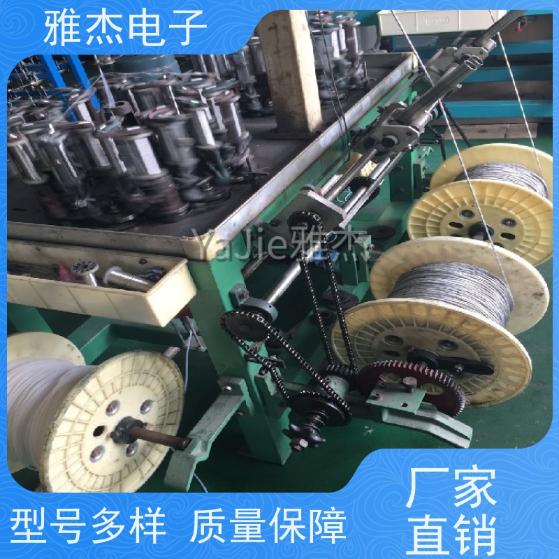 雅杰货源厂家镀锡铜编织套线屏蔽网 电线电缆编织加工屏蔽网管