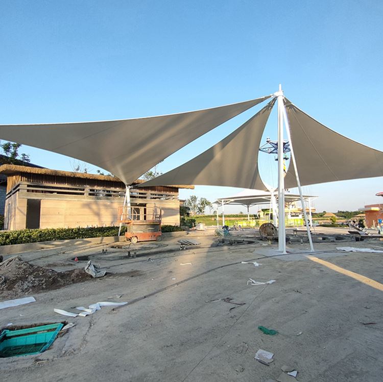 厚朴膜结构 供应 游乐场表演台膜结构 使用寿命长 不易老化 耐腐蚀