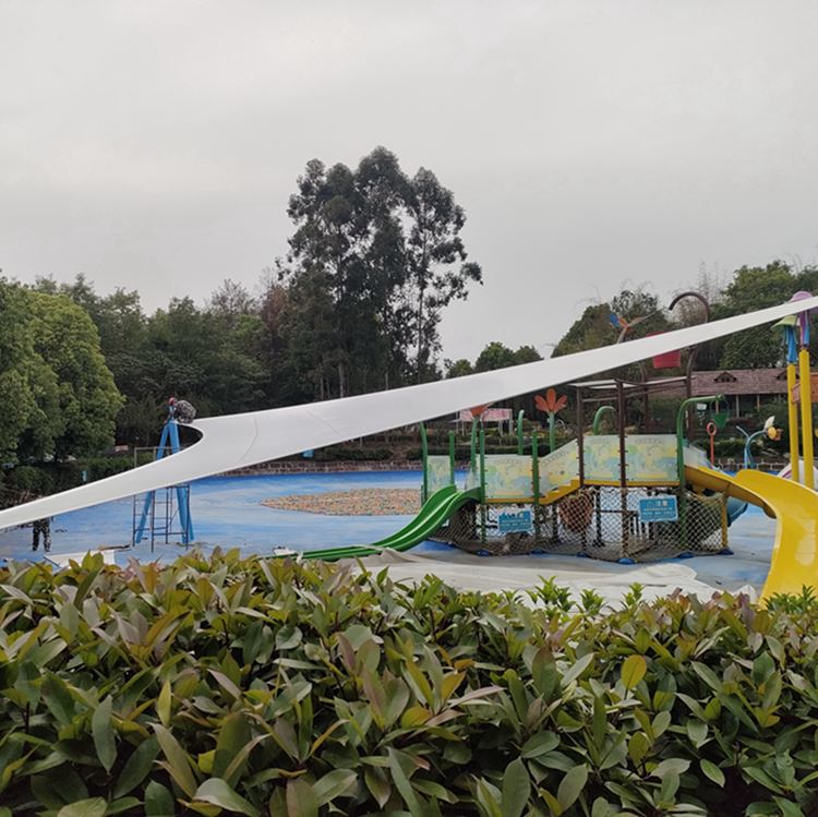厚朴膜结构 出售 乐园遮阳棚膜结构 防雨防锈 不怕水