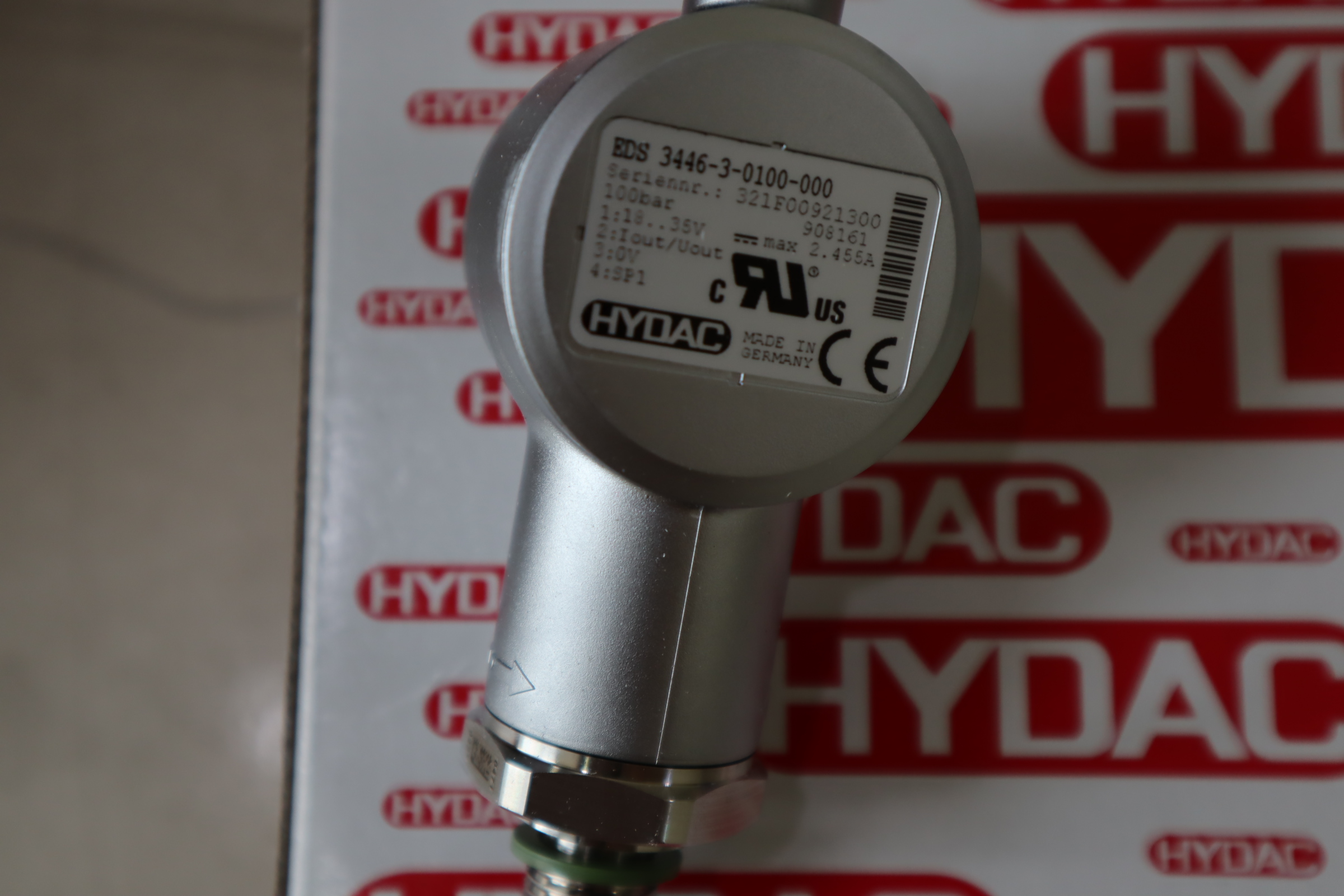 EDS 3446-3-0100-000 908161 德国贺德克HYDAC压力传感器德国产