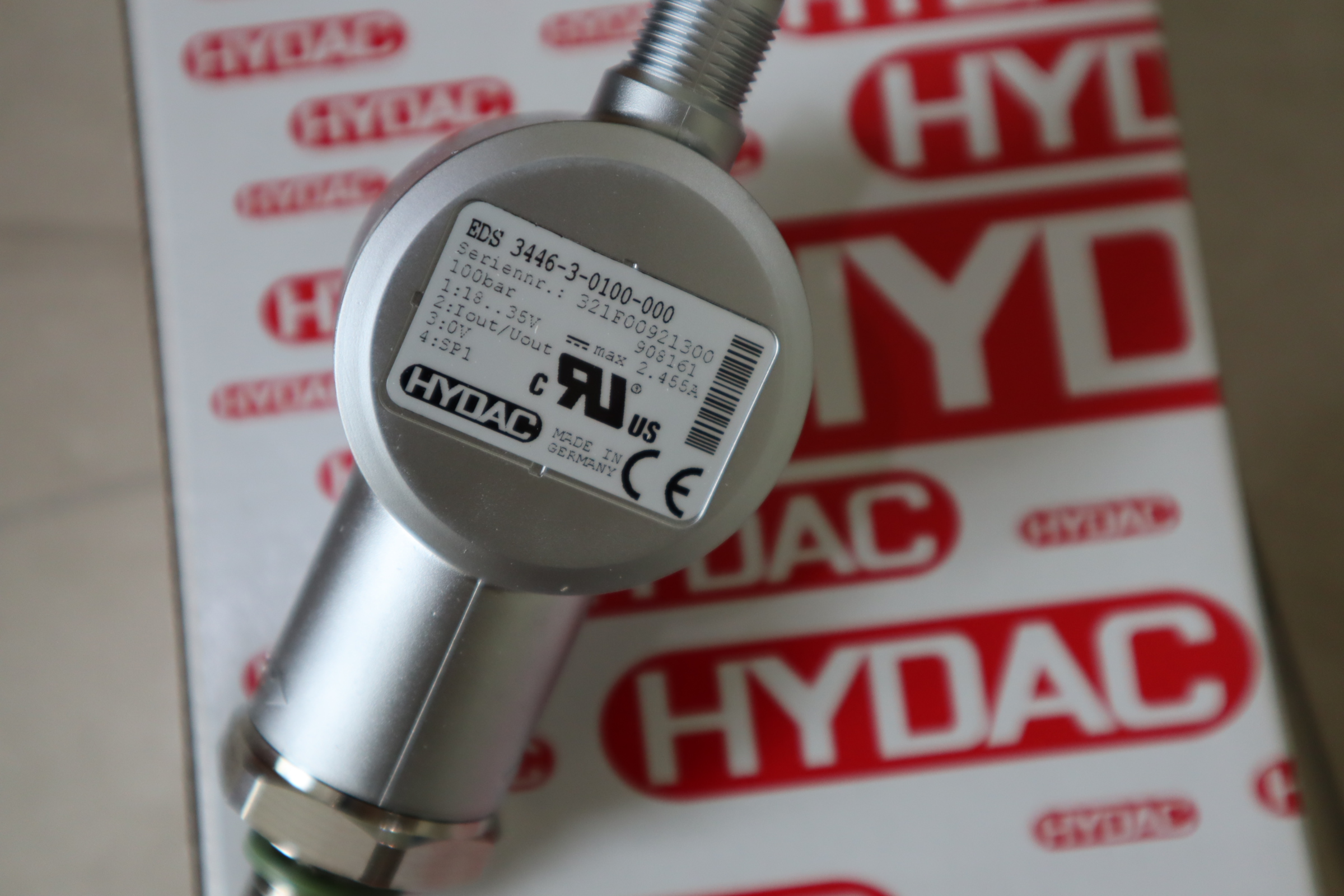 EDS 3446-3-0100-000 908161 德国贺德克HYDAC压力传感器德国产