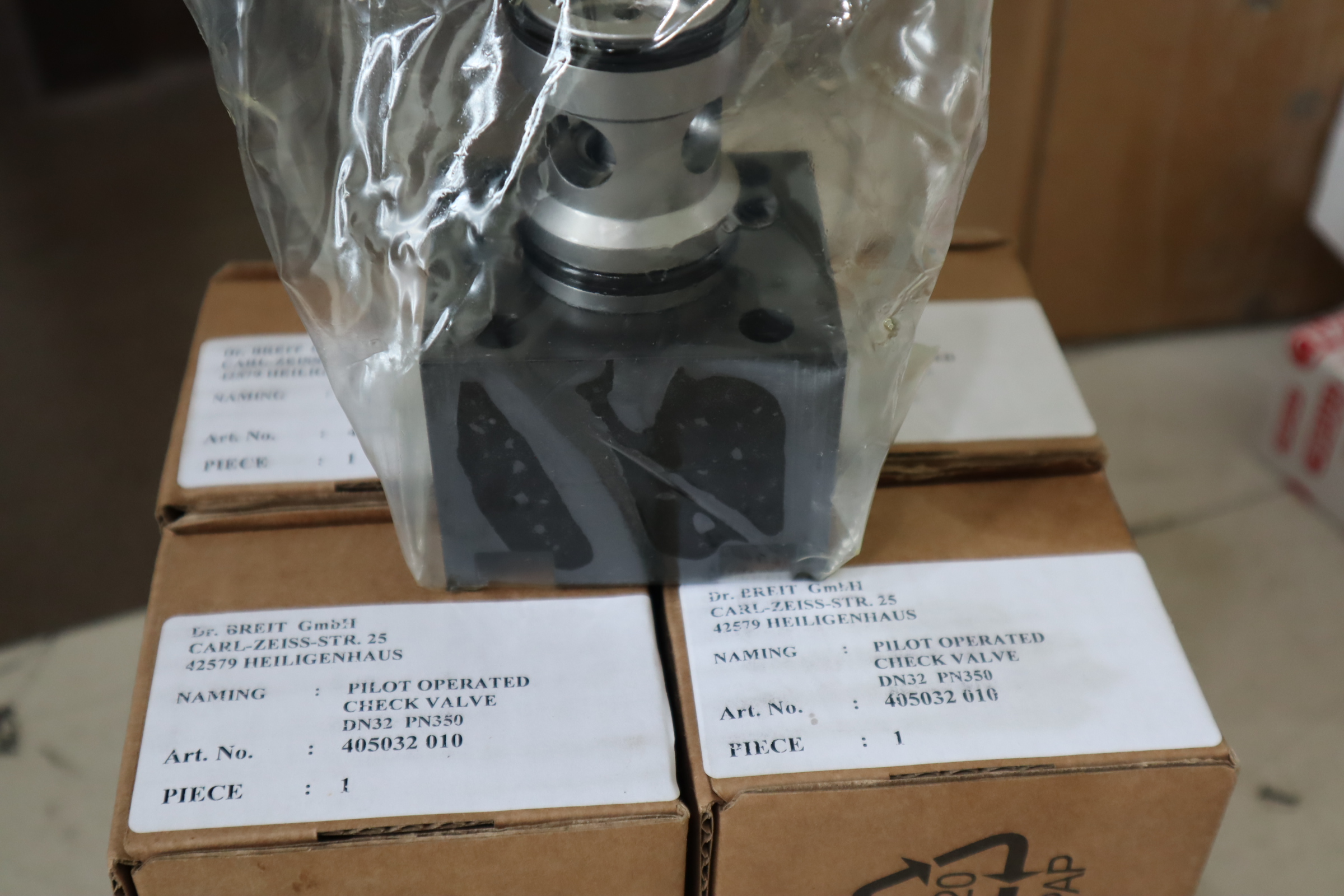 Dr.BREIT GmbH 405032010 DN32 PN350 德国液压阀 CHECK VALVE
