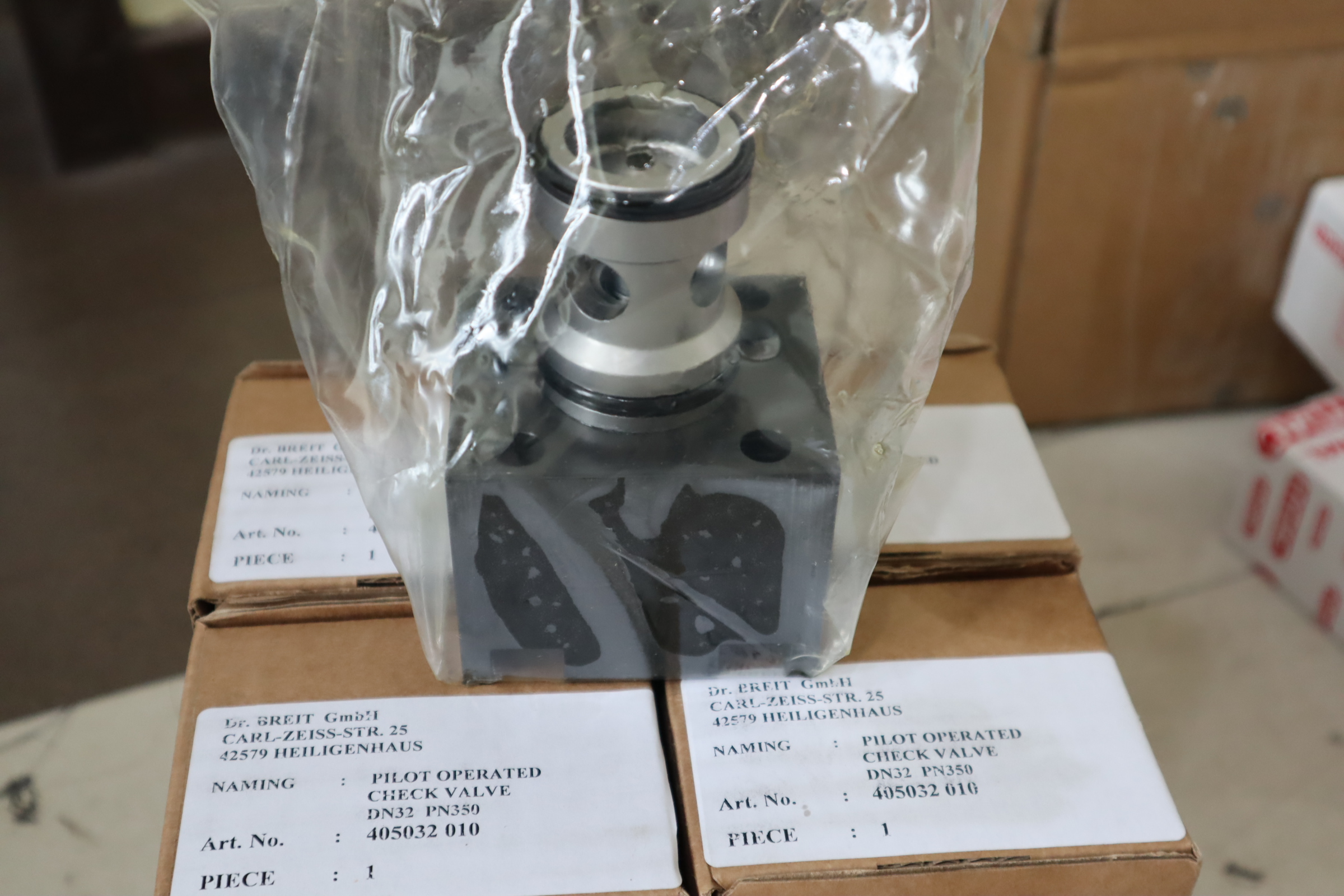 Dr.BREIT GmbH 405032010 DN32 PN350 德国液压阀 CHECK VALVE
