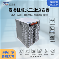 120kW三相立式机柜型逆变器DC312V转AC380V大功率