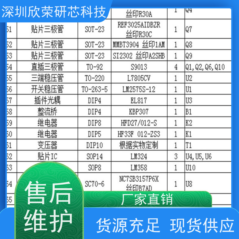 pcb抄板制作打样smt贴片加工焊接电路板订定做元器件bom表配单