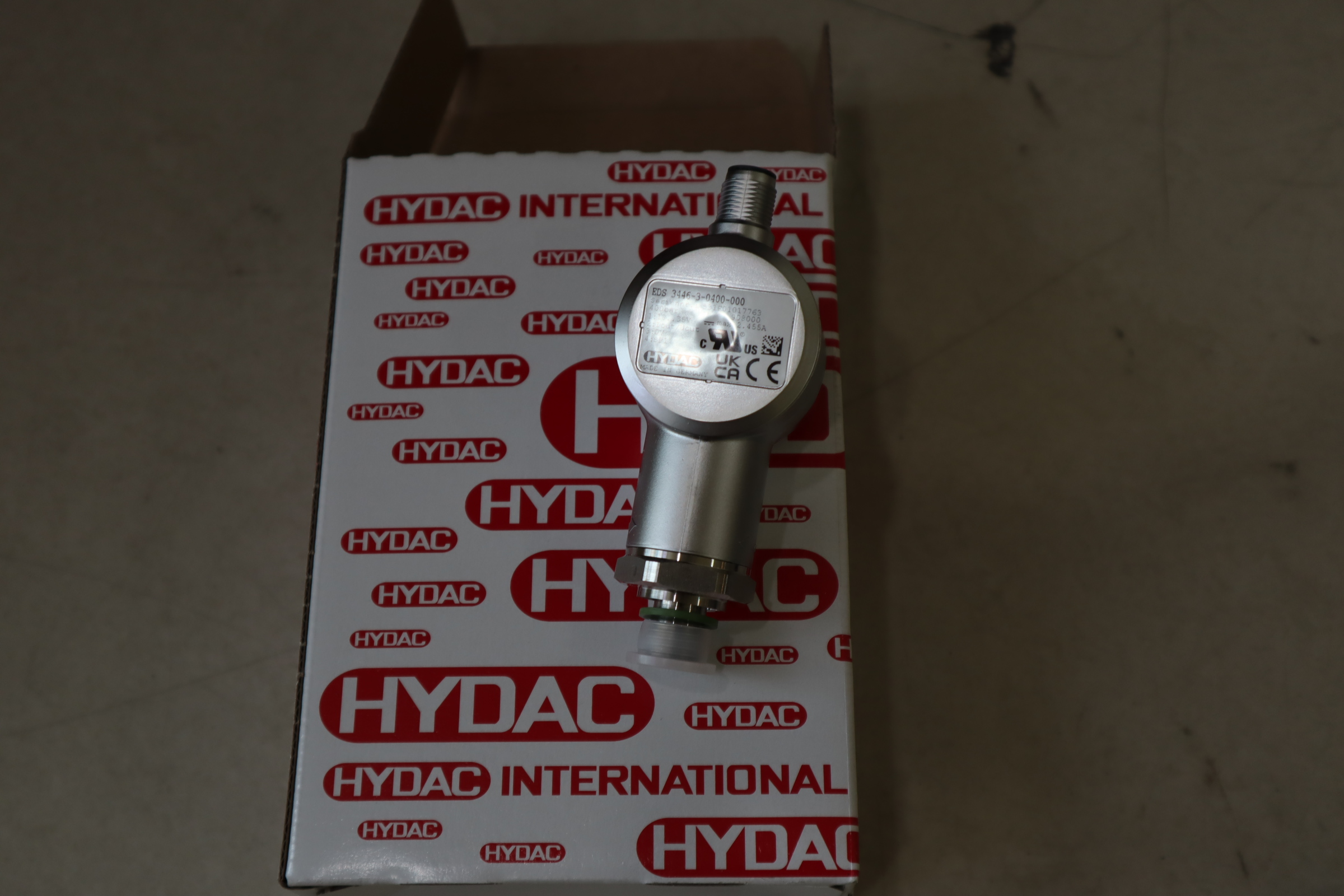 EDS 3446-3-0400-000 908000 贺德克HYDAC压力温度传感器德国产