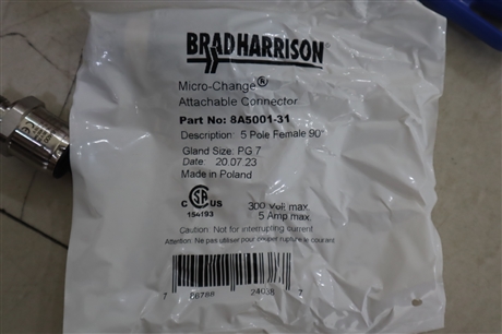 BRADHARRISON 布拉德哈里森 工业产品插头 8A5001-31 PG7