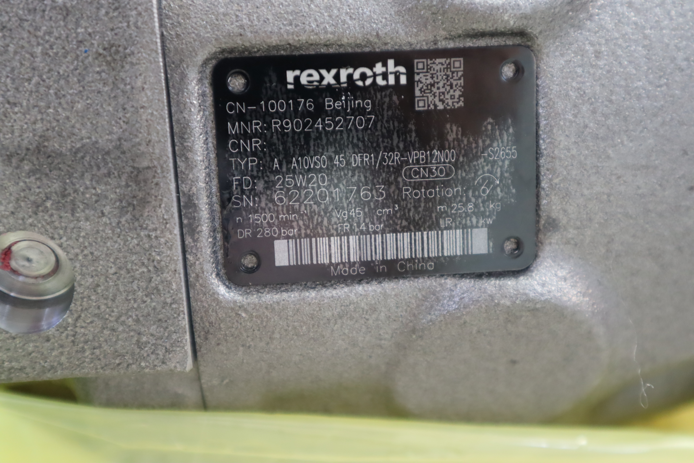 A A10VSO45 DFR1/32R-VPB12N00 -S2655 R902452707 力士乐REXROTH
