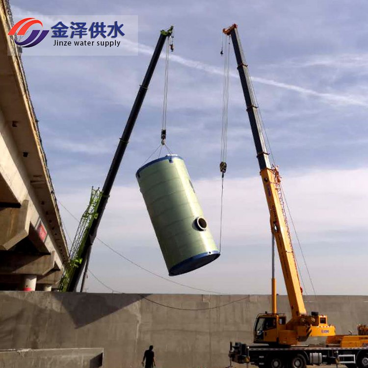 玻璃钢筒体 一体化泵站施工方案 农业灌溉 启东市 材质优良