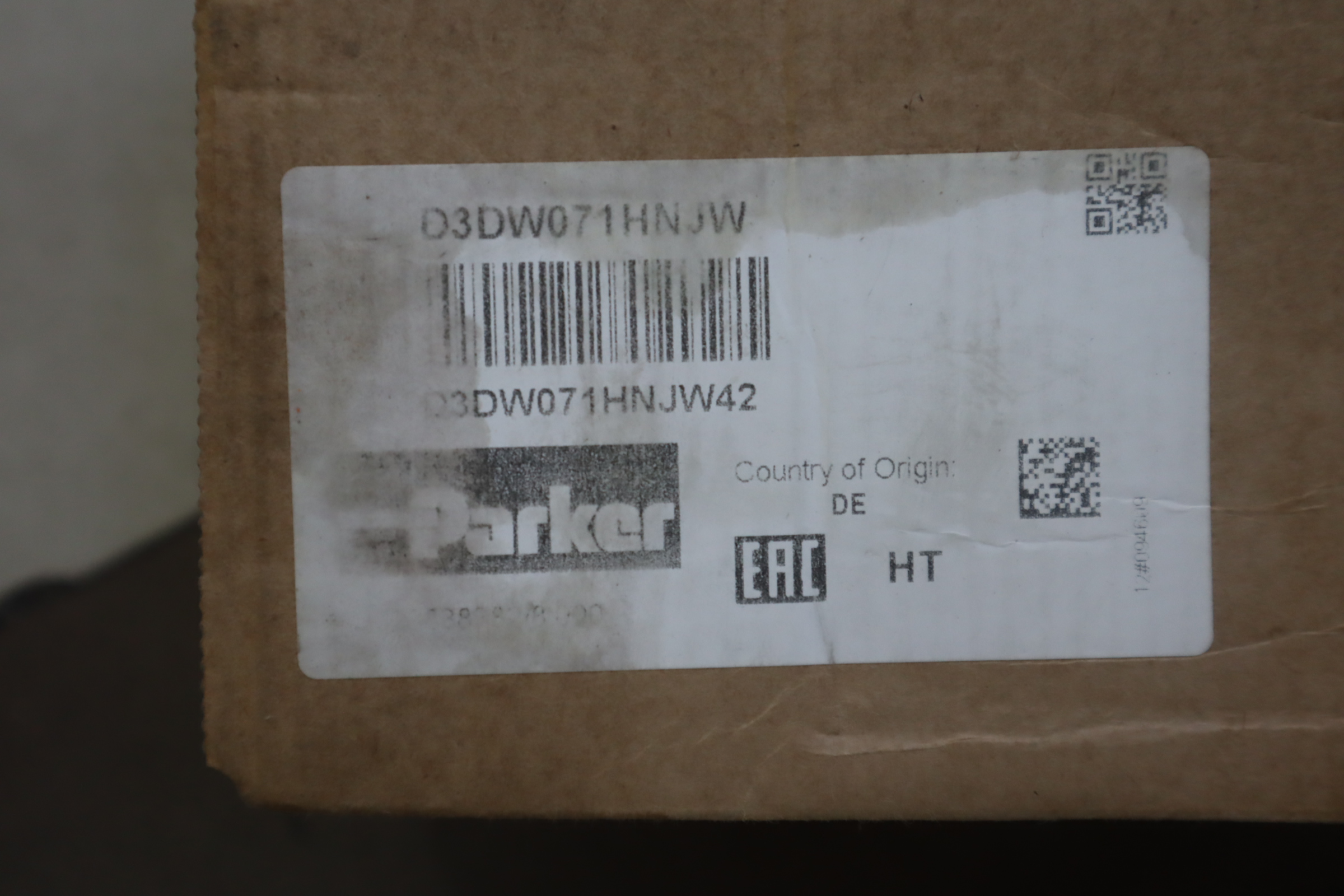 D3DW071HNJW42 美国派克PARKER电磁阀 S1-024F80 24VDC 1.48A线圈