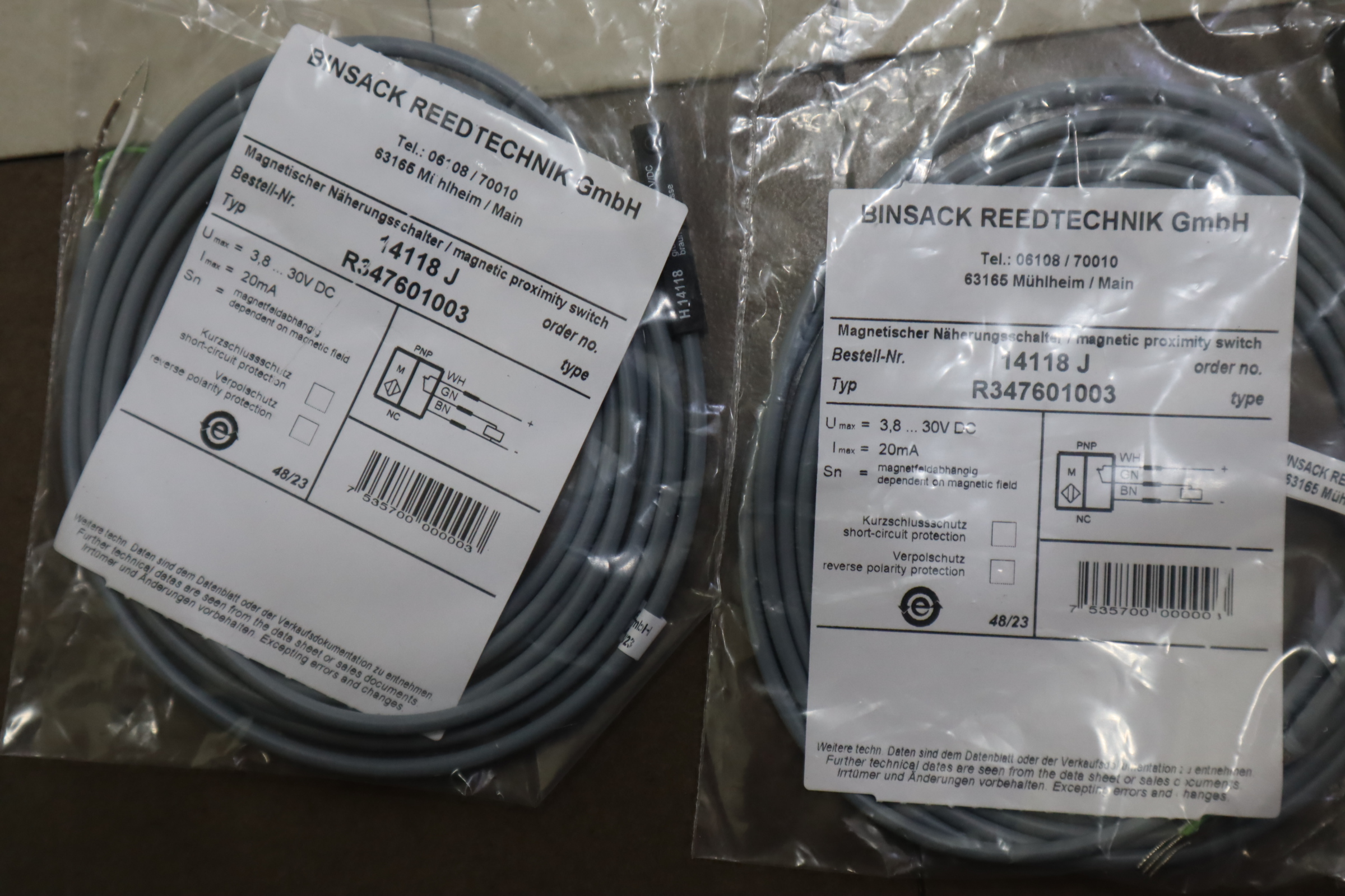 R347601003 磁场传感器 HALL PNP-NC H 14118 & 德国力士乐REXROTH