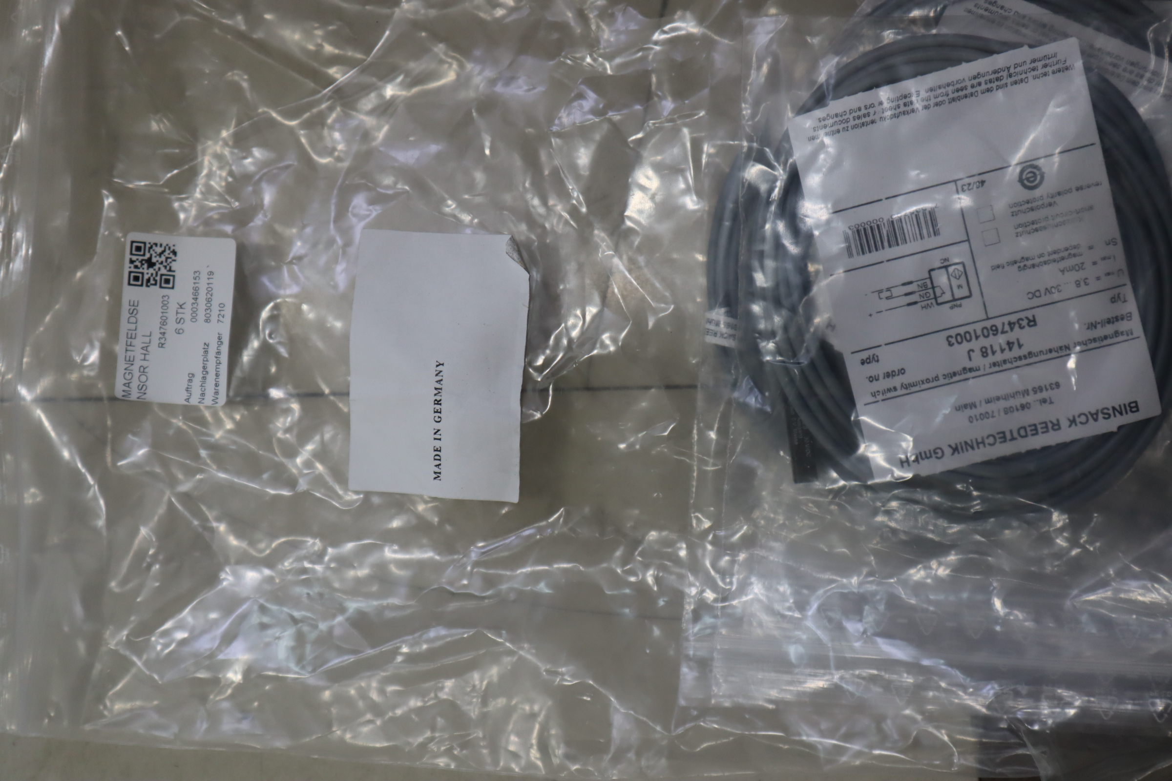 R347601003 磁场传感器 HALL PNP-NC H 14118 & 德国力士乐REXROTH