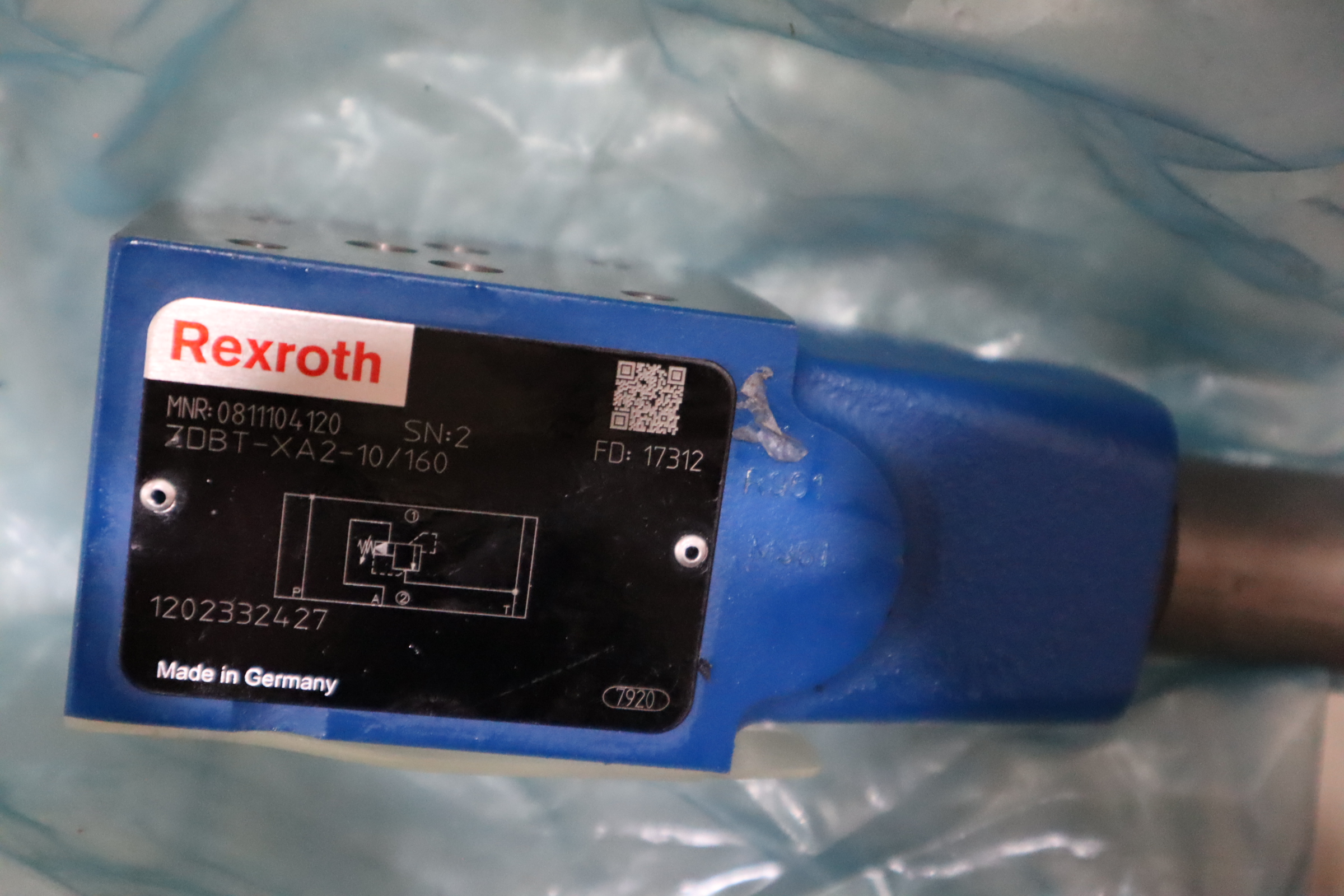 0811104120 ZDBT-XA2-1X/160 ZDBT-XA2-10/160 力士乐REXROTH