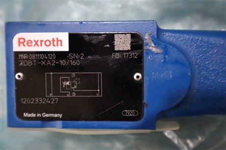 0811104120 ZDBT-XA2-1X/160 ZDBT-XA2-10/160 力士乐REXROTH