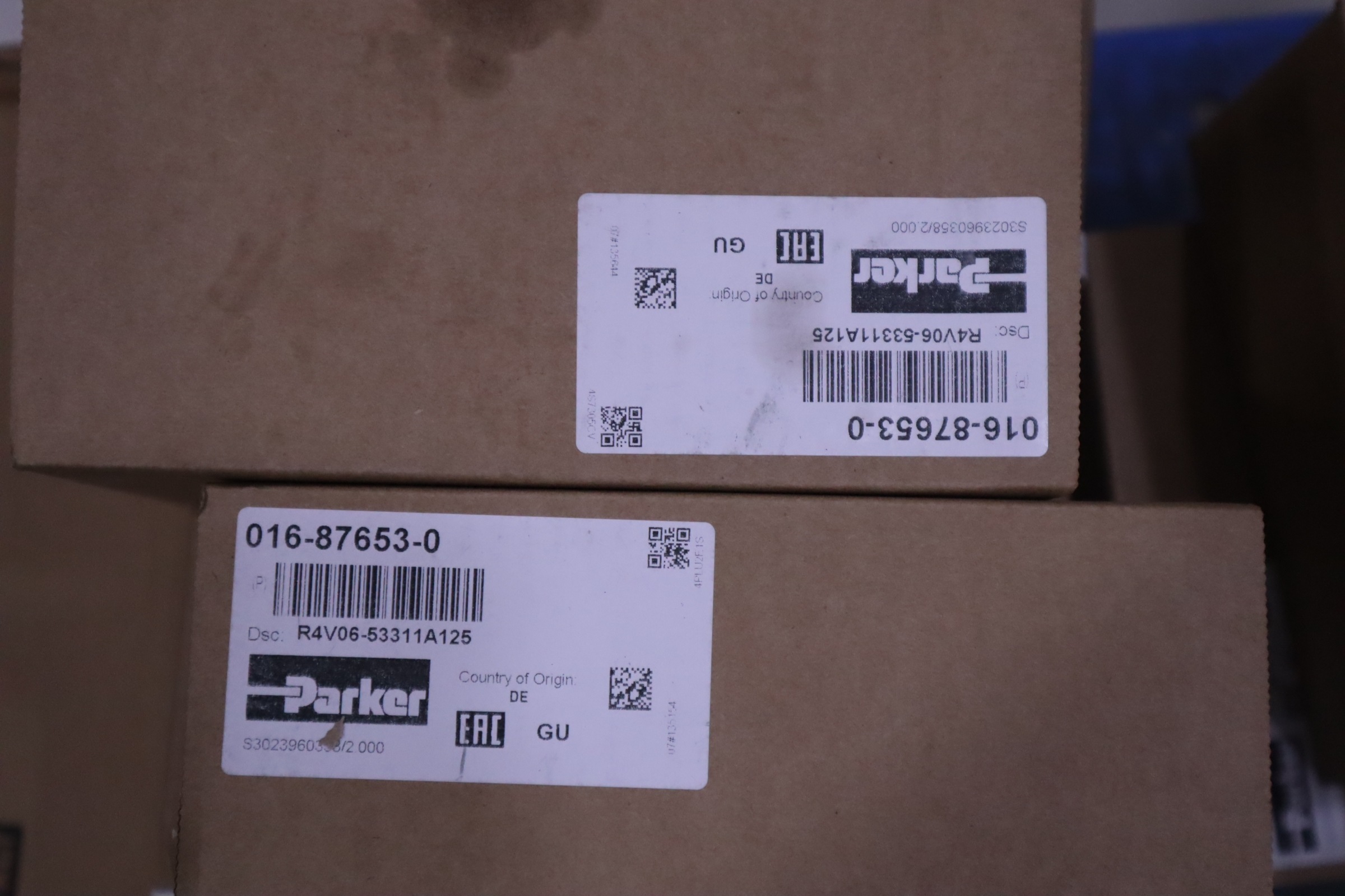 016-87653-0 R4V06-53311A125 美国派克PARKER丹尼逊DENISON液压阀