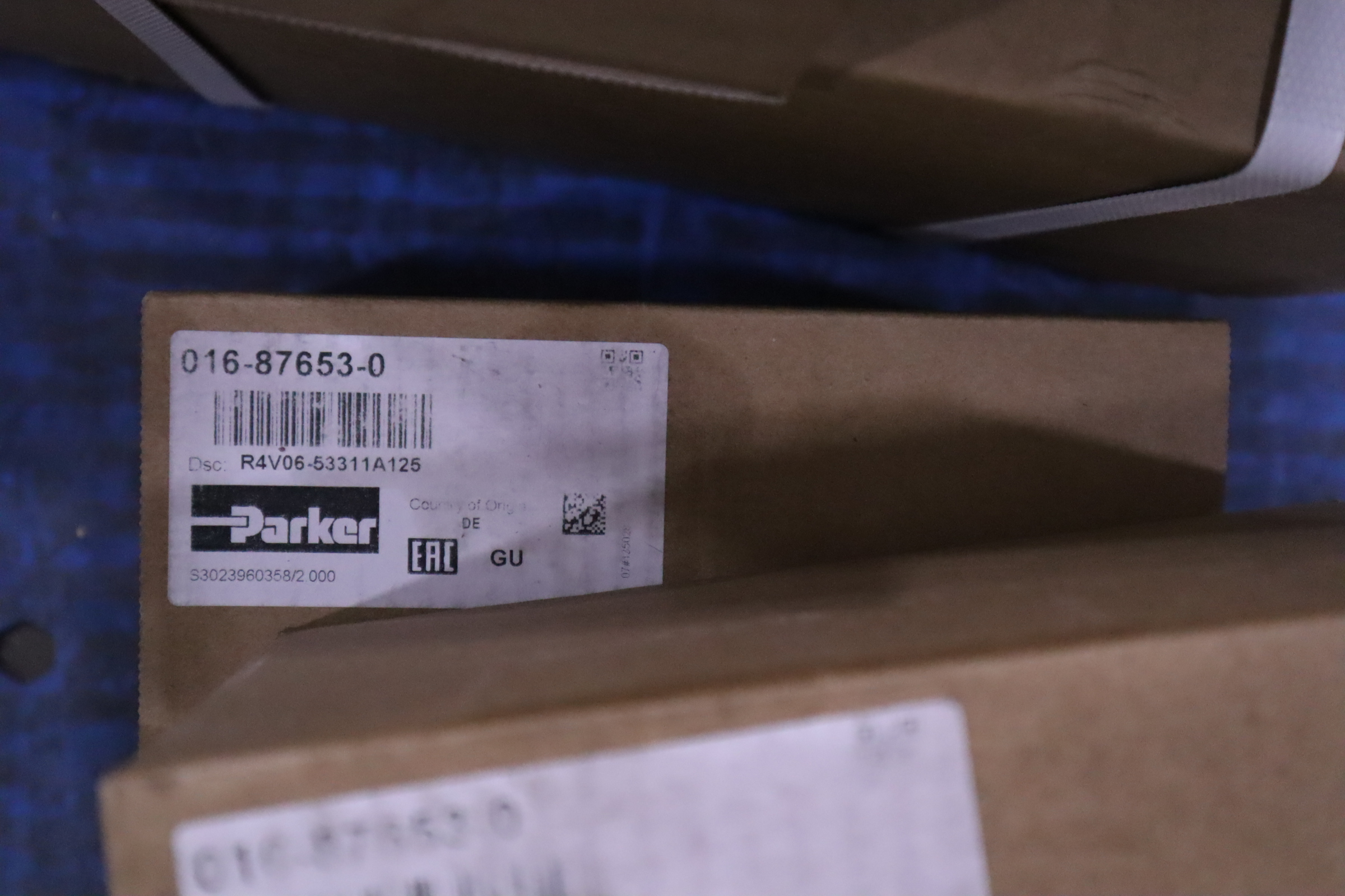 016-87653-0 R4V06-53311A125 美国派克PARKER丹尼逊DENISON液压阀