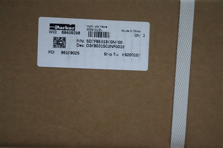 SD3FBE01SC0NF00 D3FBE01SC0NF0019 美国派克PARKER比例阀
