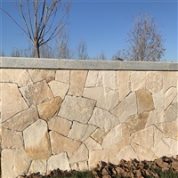 现代简约 白砂岩文化石碎拼石 超白洞石大理石 白色莱姆石石材