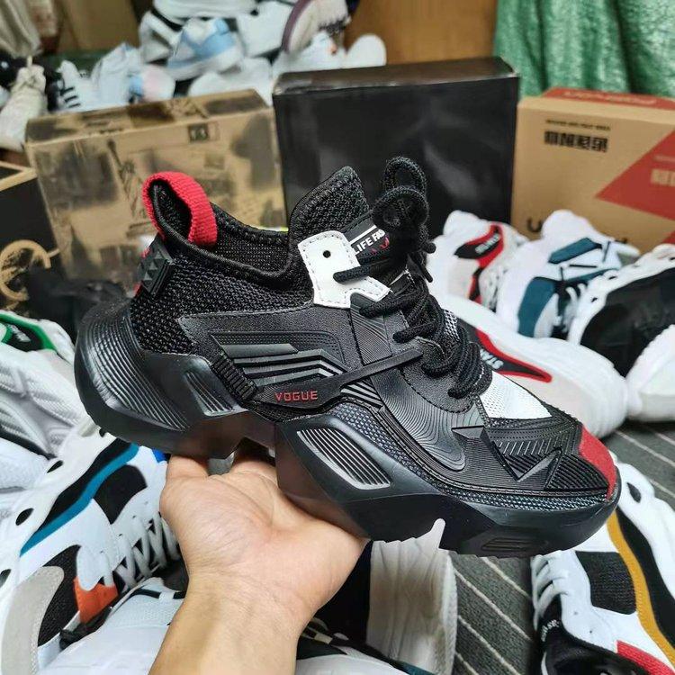 雪地靴2023男士皮鞋休闲皮凉鞋商务潮流低帮男鞋地摊跑江湖