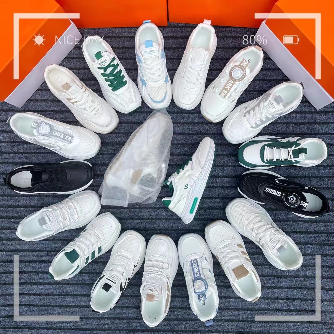 U76超纤皮休闲男板鞋小白鞋舒适运动板鞋时尚休闲鞋处理鞋批发