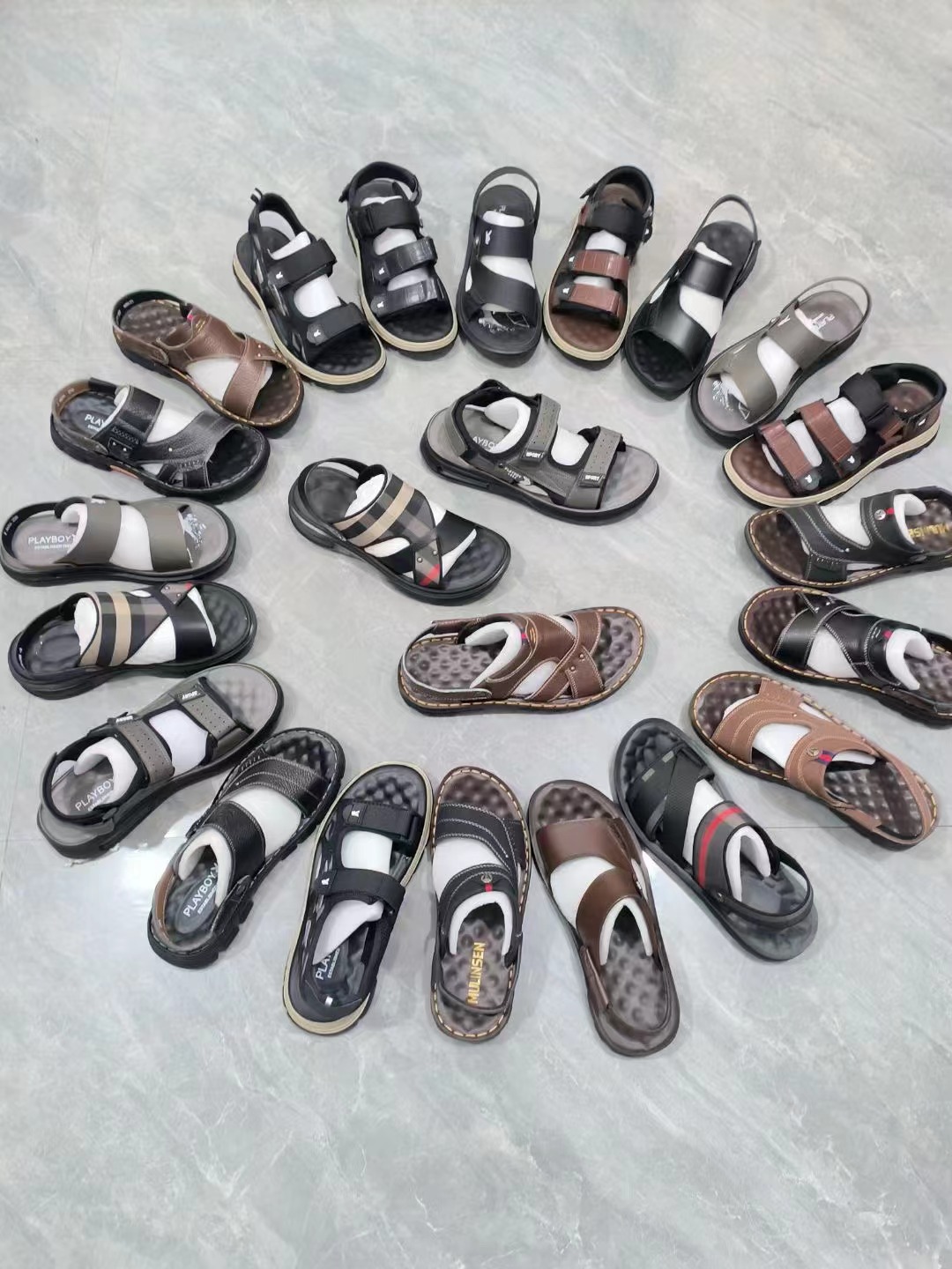 男款沙滩鞋两用外贸鞋尾货平价鞋女士凉鞋韩版 赶集地摊鞋货源