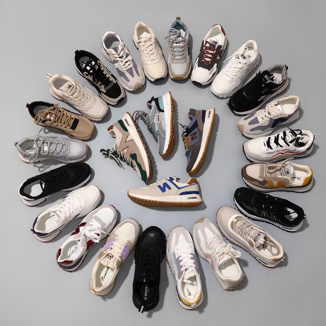 妈妈皮鞋地摊跑量冷粘鞋品牌库存一手货源5-20元