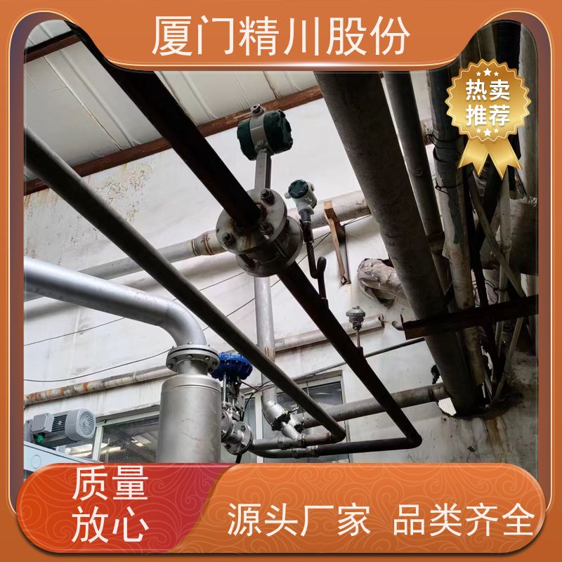 精川股份 合成革厂 蒸汽涡街流量计 分体式温压补偿 真实应用案例多