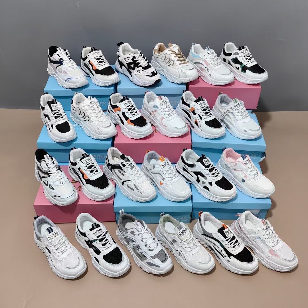 男女老爹处理批品牌杂款库存鞋一手货源5-20元鞋子批发厂家