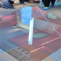 全息镀膜玻璃天津全息三维成像玻璃加工定制