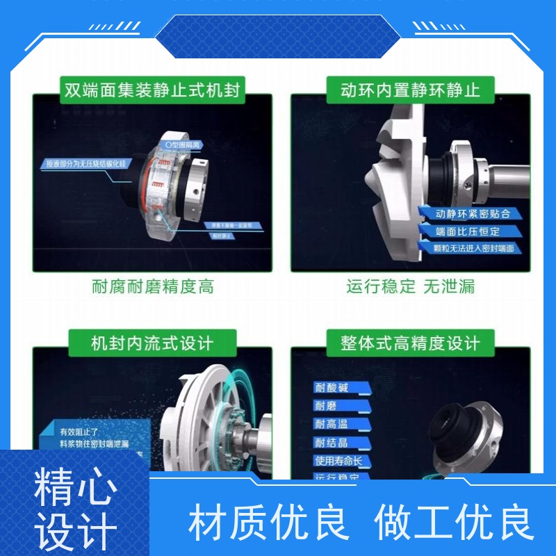 卧龙 单端面机封改无泄漏 衬氟碳合金 无锡创明双膜片联轴器