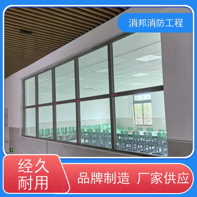 建筑施工用防火窗 内开锌钢耐火窗 家用铝合金换气窗户 京嘉