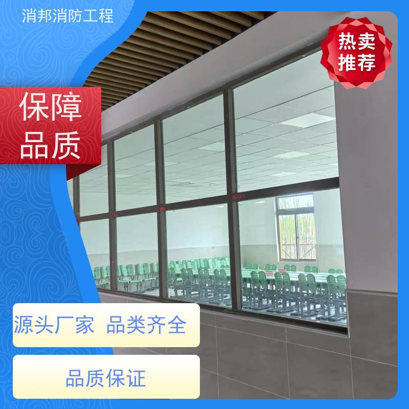 钢质防火窗 外墙固定式甲级钢制防火隔热窗 平开式架构稳定