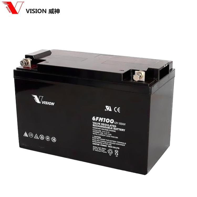 VISION威神蓄电池6FM55-X 内部构造