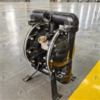 3寸铝合金隔膜泵 BQG320/0.3矿用气动隔膜泵 抗失速设计