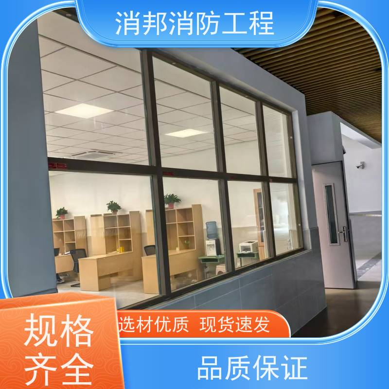 腾飞 供应固定式钢质防火窗 30mm 复合隔热性防火玻璃镀锌钢板