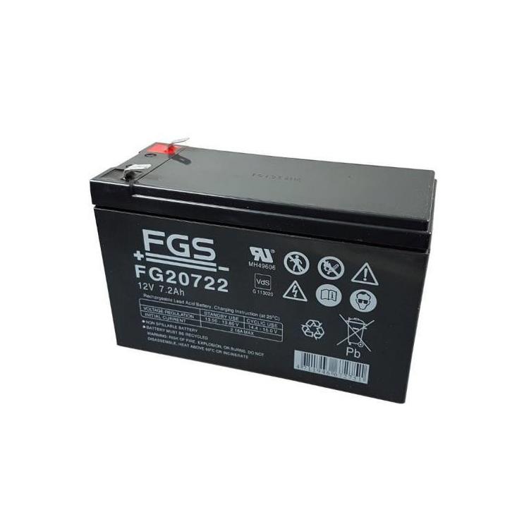 FIAMM非凡蓄电池FG20272 12V7.2AH采用深循环工艺