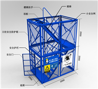 上海方管框架式梯笼定制加工