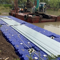 水上养殖平台搭建 大型水面演出浮筒浮桥