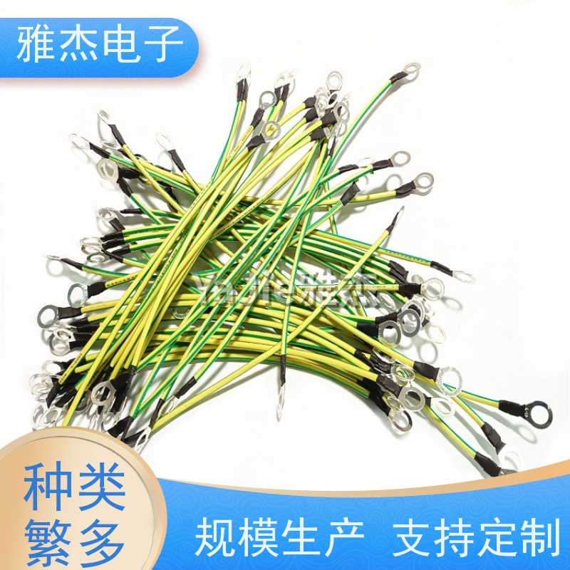 桥架接地线铜包铝 BVR法兰静电跨接线 透明加塑铜绞线 雅杰