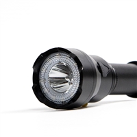 鼎轩ZL8001A多功能袖珍信号灯磁力吸附 红黄绿白铝合金手电筒3W